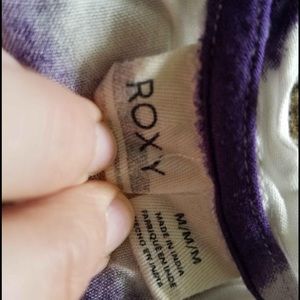 Roux tank top purple and white
